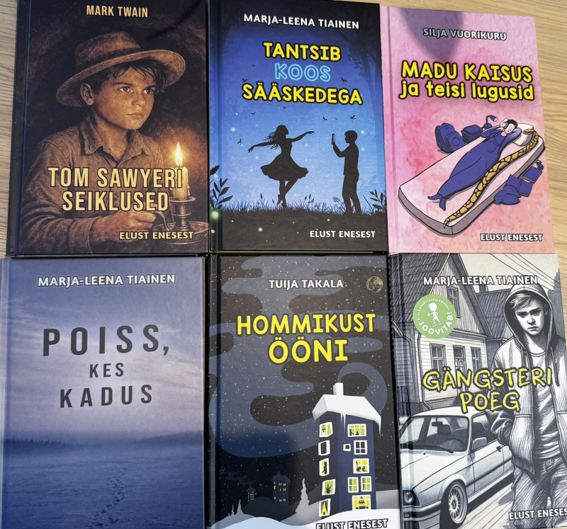 Kirjastuse Elust Enesest eesti keeles ilmunud arekeelsed raamatud